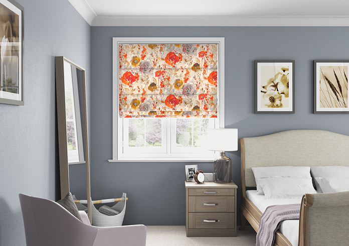 Harper, Burnt Orange - Twist&Fit Roman Blind - Image 5